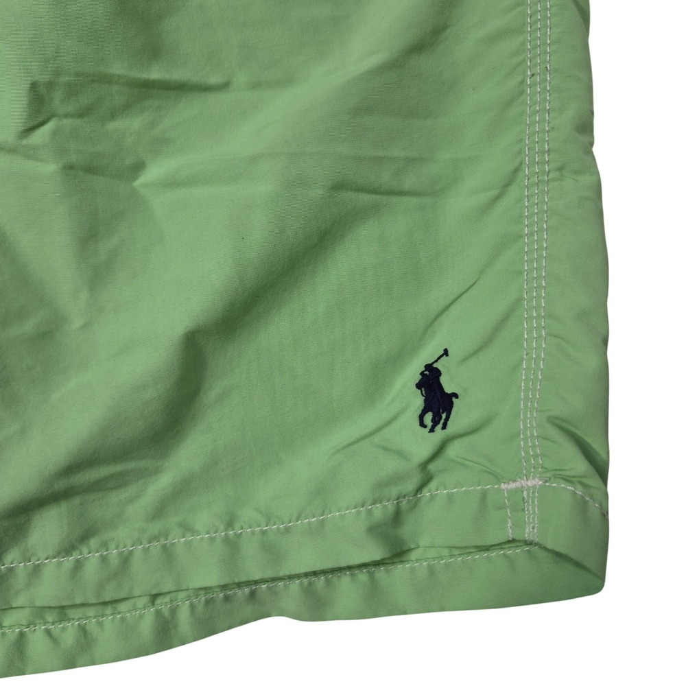 Polo Ralph Lauren Swim Trunks Mens XL Green Nylon Cargo Board Shorts Beach